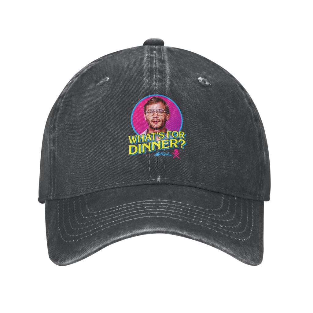 อัตรากลับสูง WhatS สําหรับอาหารค่ํา Jeffrey Dahmer Mugshot True Crime Serial Killer Snapback หมวก