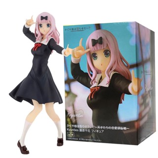 โมเดลฟิกเกอร์ PVC อนิเมะ Fujiwara Chika Love is War Shinomiya Kaguya ขนาด 18 ซม. ของเล่นสะสม สําหรับเด็กผู้หญิง