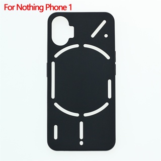 Nothing Phone 1 เคสซิลิโคน TPU แบบนิ่ม สีดํา ป้องกันเต็มรูปแบบ