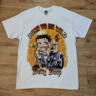 Betty Boop DTG digital printer (direct to garment)เบตตี้บูฟ ลายการ์ตูน