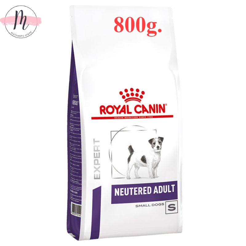 Royal canin Neutered adult small dog 800g อาหารสุนัขโตพันธุ์เล็กหลังทำหมัน
