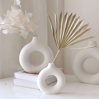 แจกันดอกไม้เซรามิค ไฮโดรโปนิก เรียบง่าย สไตล์นอร์ดิก สําหรับ…