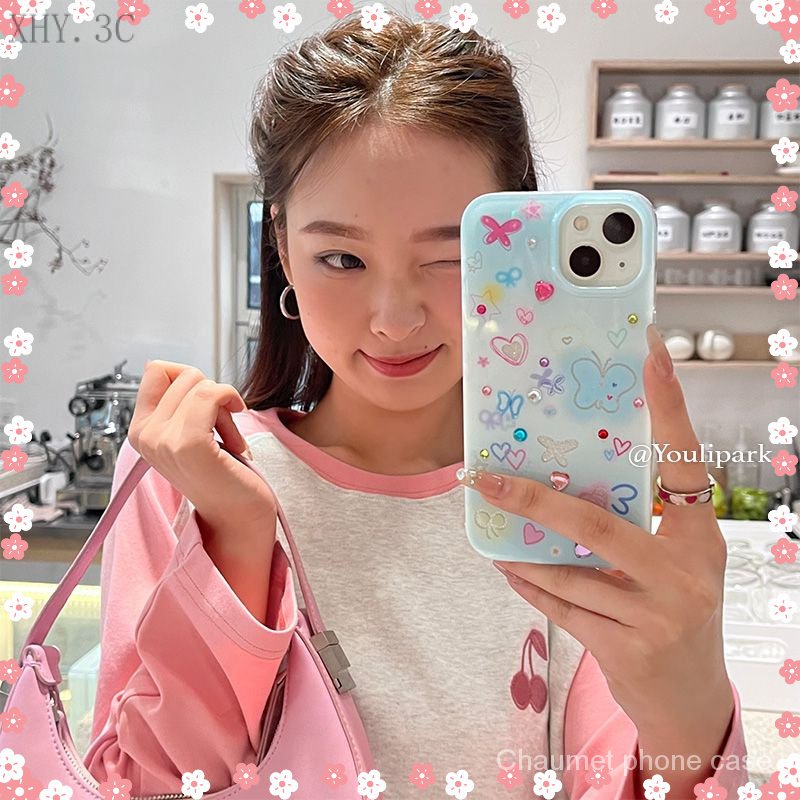 เคสโทรศัพท์มือถือ แบบนิ่ม ลายผีเสื้อ กันกระแทก สําหรับ iPhone14 Pro Max 14 plus 13 Pro Max 13 13pro 11 Pro Max 11 X XR Xs Max 7 plus 8 plus 12Pro