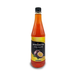 มอนิงตันไซรัป ไซรัป Syrup ไซรัปผลไม้ กลิ่นเสาวรส Passion Fruit น้ำเชื่อม Mornington Syrup บรรจุ (750 ml / ขวด) จำหน่า...