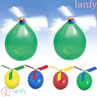 Lanfy ลูกโป่งเฮลิคอปเตอร์ หลากสี 5 ชิ้น