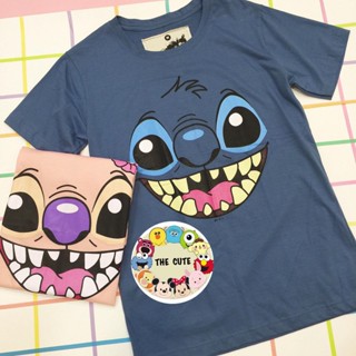 TOP CTเสื้อยืดลายการ์ตูนสติทซ์ Stitch &amp; Angle Ver.1