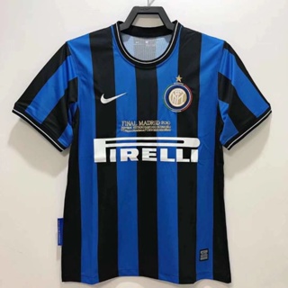 เสื้อกีฬาแขนสั้น ลายทีมชาติฟุตบอล Inter Home 2010 แนวเรโทร แห้งเร็ว ไซซ์ S - XXL สําหรับผู้ชาย