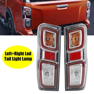 Areyourshop ไฟท้าย LED ซ้าย+ขวา สำหรับ Isuzu D-max Pickup 2020-2022