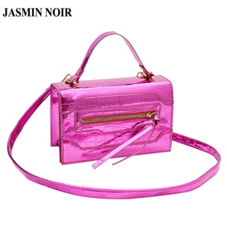 Jasmin NOIR กระเป๋าถือ กระเป๋าสะพายไหล่ หนังจระเข้ ขนาดเล็ก สไตล์เกาหลี สําหรับสตรี