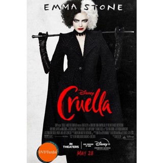 หนังแผ่น DVD Cruella ครูเอลล่า (2021) (เสียง ไทย/อังกฤษ ซับ ไทย/อังกฤษ) หนังใหม่ ดีวีดี