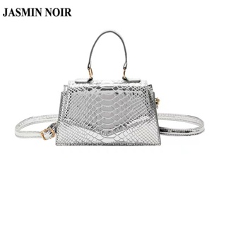 Jasmin NOIR กระเป๋าถือ กระเป๋าสะพายไหล่ ลายหนังจระเข้ ขนาดเล็ก แฟชั่นสําหรับสตรี