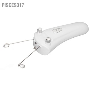 Pisces317 เครื่องกำจัดขนด้วยด้ายบนใบหน้าไฟ LED USB เครื่องกำจัดขนด้วยด้ายฝ้ายไฟฟ้าแบบชาร์จไฟได้