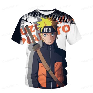 เสื้อยืดแขนสั้นลําลอง คอกลม พิมพ์ลายการ์ตูนนารูโตะ Kakashizosuke แฟชั่นฤดูร้อน สําหรับเด็กผู้ชาย 2023