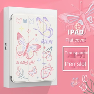 【 เคส iPad 】เคสแท็บเล็ต ลายพีช สําหรับ iPad Air4 10.9 นิ้ว pro 11 2021 mini 5 2019 air 3 10.5 air 2 2018 9.7 No. 6 iPad 9 10.2 2021 Mini6 pro 12.9