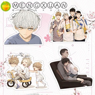 MENGXUAN Cute Anime 19 Days Keychain Jewelry Key Ring Holder Desktop Decoration Hetian Jian Yi Pendent Key Ring Bag Pendant Acrylic Stand Model Old Xian Car Interior Accessories Key Rings