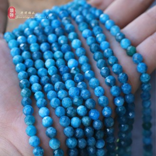 สร้อยข้อมือ ประดับลูกปัดอะพาไตต์ธรรมชาติ ทรงหลวม DIY