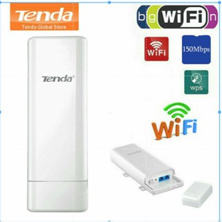 Tenda O3 อุปกรณ์เราเตอร์ WiFi 150Mbps 5 กม. 2.4GHz CPE