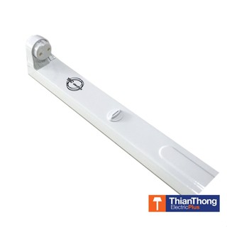 ให้ความสว่าง TFC รางนีออน รางขาสปริง สำหรับหลอดไฟ LED T8 หลอดสั้น 60 cm. (รางเปล่า)