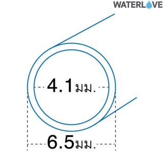 เครื่องใช้ไฟฟ้าในครัว (25เมตร) สาย PE ขนาด 2 หุน 1/4 นิ้ว