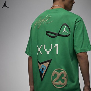 Nike เสื้อยืดแขนสั้น คอกลม ผ้าฝ้ายถัก 100% JORDAN 23 โอเวอร์ไซซ์ สําหรับผู้ชาย DX9562