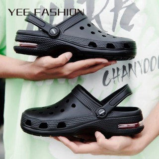 YEE Fashion Yee Fashion รองเท้าแตะผู้ชาย  รองเท้าแตะชาย เท่ๆ  ชาย แตะ แตะยางนิ่มแบบสวมรัดส้น หัวโต กลางแจ้ง รองเท้าชายหาด 23051709 รุ่นใหม่ สวยงาม สบาย ทันสมัย D24E00P 37Z230910