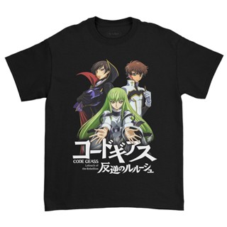 เสื้อยืด พิมพ์ลายอนิเมะ Kaos Code Geass สไตล์วินเทจ