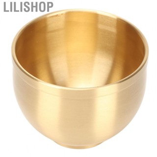 Lilishop Brass  Cup Wire  Process Elegant Smoothing Durable Glossy Brass Liqueur Cup for Banquet Party