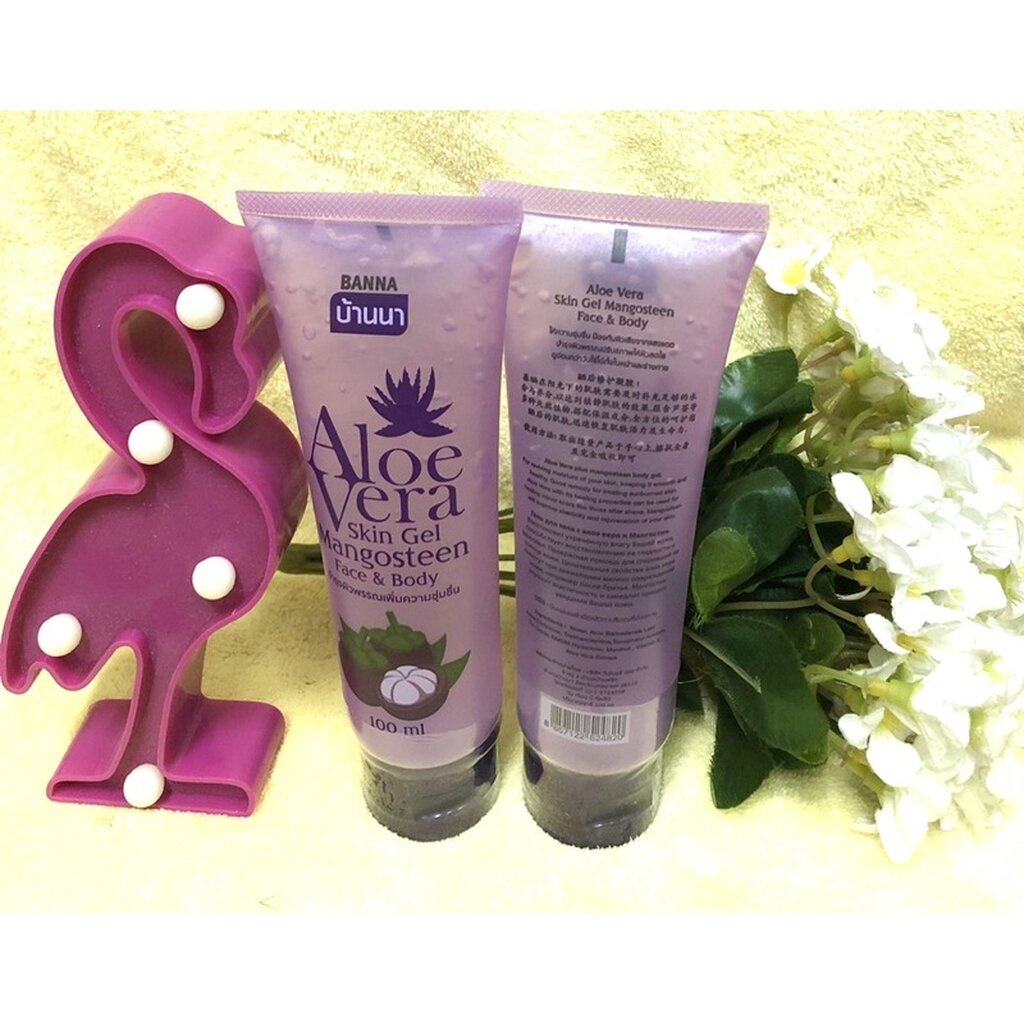 Banna Aloe Vera Gel 100 ml เจลว่านหางจระเข้ 6 สูตร 1 หลอด รูปที่ 3
