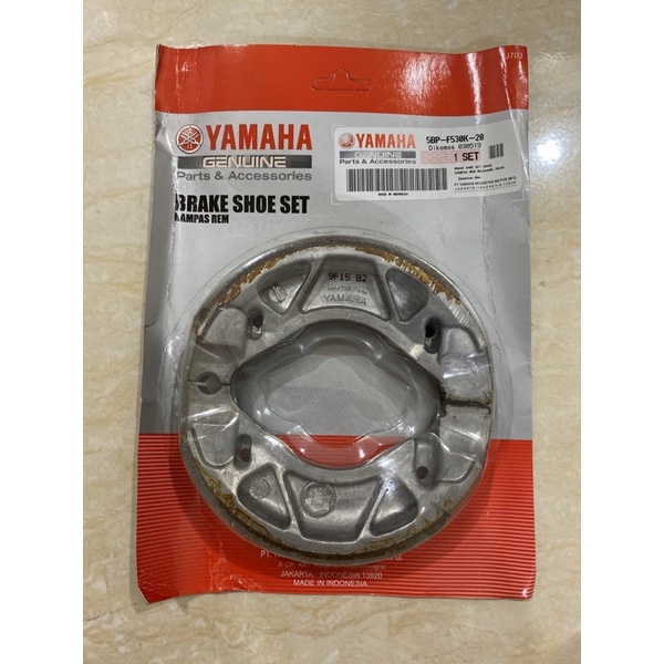 ผ้าเบรกหลัง 5BP SCORPIO RXK RXKING RX K KING VIXION OLD YAMAHA 5BP-F530K-20