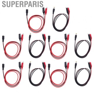 Superparis Electrical Test Adapter Cable DC To Test  Power Cable  Pure Copper Conductor for Tester Connection