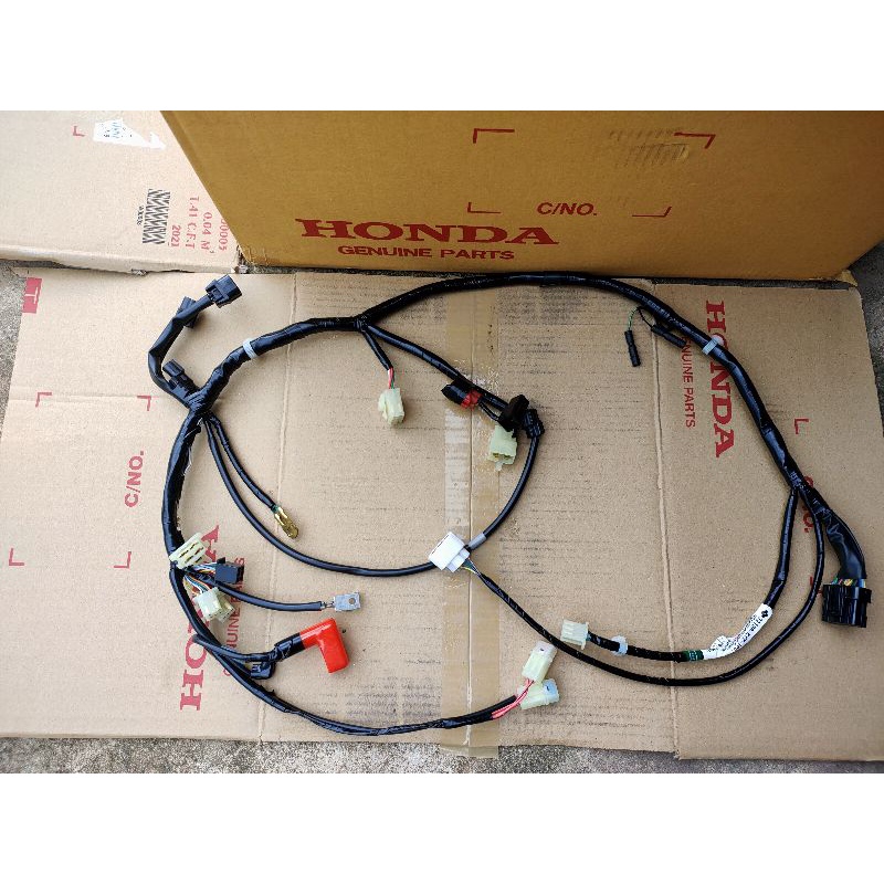 32100-KYZ-T60ชุดสายไฟแท้เวฟ125i(ปลาวาฬ )ปี2012-17,รุ่นสตาร์ทเท้า,1ชุด ราคา ถูกที่สุด ดีลบีเคเค แกลเลอรีภาพที่ 2