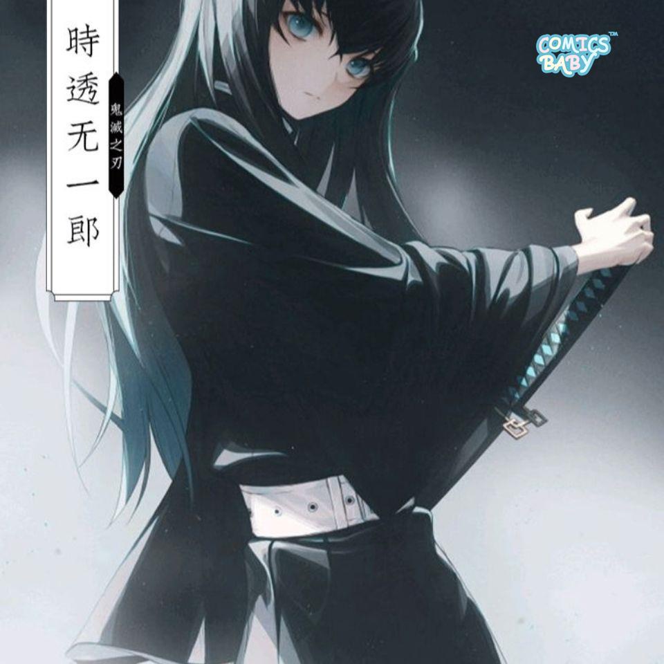 Demon Slayer Tokitou Muichirou ขนาดบวก ชุดคอสเพลย์การ์ตูนอะนิเมะ เครื่องแต่งกายผู้ชาย ดาบพิฆาตอสูร  