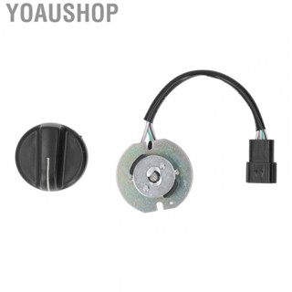 Yoaushop Throttle  Knob Switch  Easy To Install No False Marking Excavator Throttle  Knob Accurate Operation 3 Pins  for SK 8