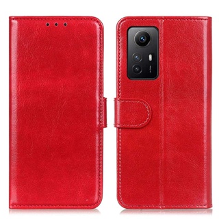 เคสหนัง PU ฝาพับ พร้อมช่องใส่บัตร และขาตั้ง สําหรับ Redmi Note 12s Note12s case