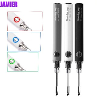 Javier หัวแร้งเชื่อมบัดกรีไฟฟ้า แบบไร้สาย ชาร์จ USB