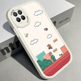 เคสโทรศัพท์มือถือ หนัง PU ซิลิโคนนิ่ม แบบบาง ลายการ์ตูนมาริโอ้ สําหรับ Realme 5 5S 5i 6i 6 7 7i 7 8 Pro C17 C15 C31