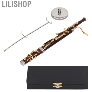 Lilishop Mini Clarinet Model  Miniature Clarinet Model Decorations with Stand Base for Home