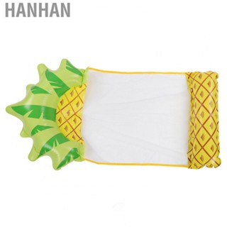 Hanhan Water Hammock Float Lounger Fruit Pattern Foldable Multifunction Inflatable Float Lounger for Beach Swimming Pool