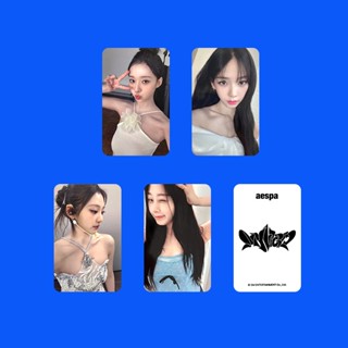 อัลบั้มใหม่ AESPA MY WORLD MK SPECIAL EDITION PHOTOCARD SELFIE CARD ALBUM CARD POSTCARD COLLECTION KARINA WINTER NINGNING GISELLE