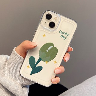 เคสโทรศัพท์มือถือแบบนิ่ม ใส กันกระแทก ลายดอกไม้ สําหรับ Iphone 11 12 13 14 Pro MAX Iphone 7 8 Plus 14 Plus XR X XS MAX SE2020