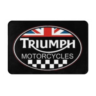 Triumph1 พร้อมส่ง พรมเช็ดเท้า ผ้าสักหลาด กันลื่น ดูดซับน้ํา แห้งเร็ว 16x24 นิ้ว สําหรับห้องน้ํา รถจักรยานยนต์