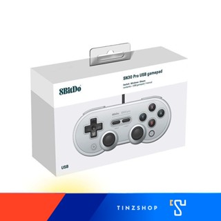 𝟴𝗕𝗶𝘁𝗗𝗼 Sn30 Pro (82AD) USB Gamepad for Switch, Windows &amp; Raspberry (แบบมีสาย) 8BitDo