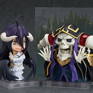 Gsc Nendoroid 642# 631# โมเดลฟิกเกอร์ Overlord Ainz Ooal Gown Albedo Face เปลี่ยนหน้าได้