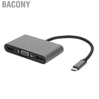 Bacony 5 In 1 Type‑C Multi‑Function Docking Station +DP+VGA+USB+PD Interface H Hot