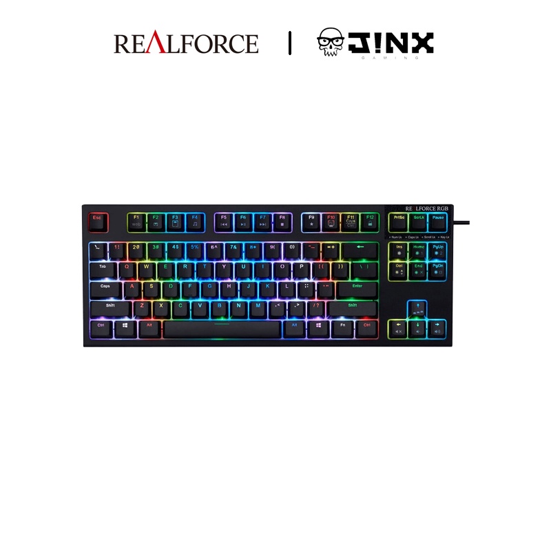 REALFORCE RGB TKL / R2TLA-US4G-BK เมคคานิคอลคีย์บอร์ด(ภาษาอังกฤษ) ประกันศูนย์ 1 ปี