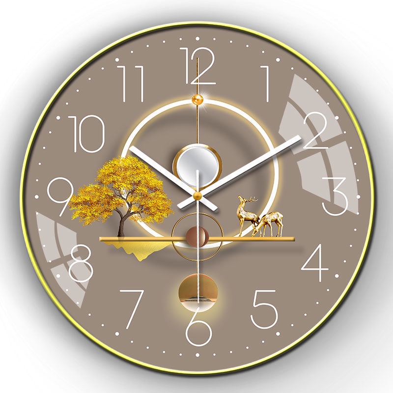 [Home Furnishing] นาฬิกาข้อมือควอตซ์แฟชั่น เสียงเงียบพิเศษ สไตล์โมเดิร์น สําหรับแขก ร้านอาหาร NP4D