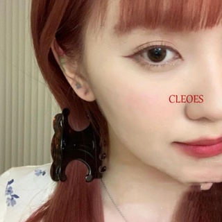 Cleoes กิ๊บติดผม รูปปลาฉลาม หรูหรา สไตล์ฝรั่งเศส เรโทร สําหรับผู้หญิง