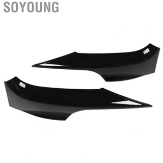 Soyoung Front Bumper Diffuser Sporty Style Front Bumper Lip Spoiler  Collision for 3 Series E92 E93 M Sport 2006‑2009