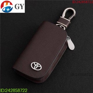 พร้อมส่ง เคสกุญแจรีโมทรถยนต์ แบบหนัง ซิลิโคน สําหรับ TOYOTA ALTIS CAMRY RAV4 sienta chr