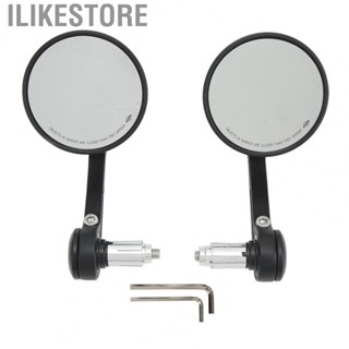 Ilikestore Handlebar Mirror  2pcs Motorcycle Rear View Mirror  for Motorbike